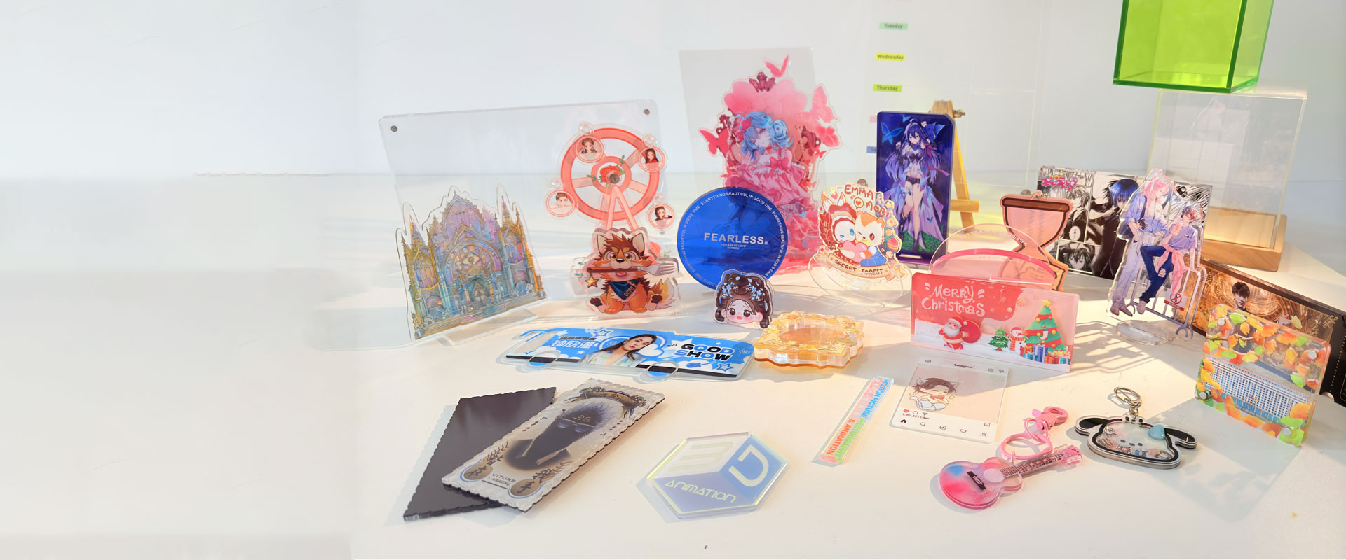 Productos acrílicos personalizados