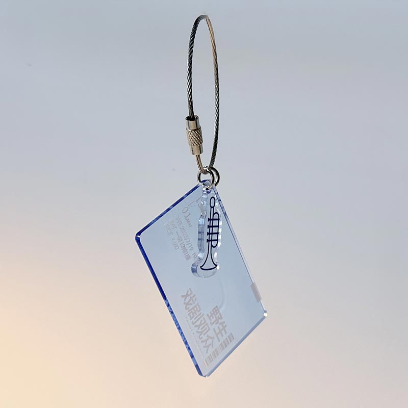 Colgantes acrílicos para tarjetas fotográficas